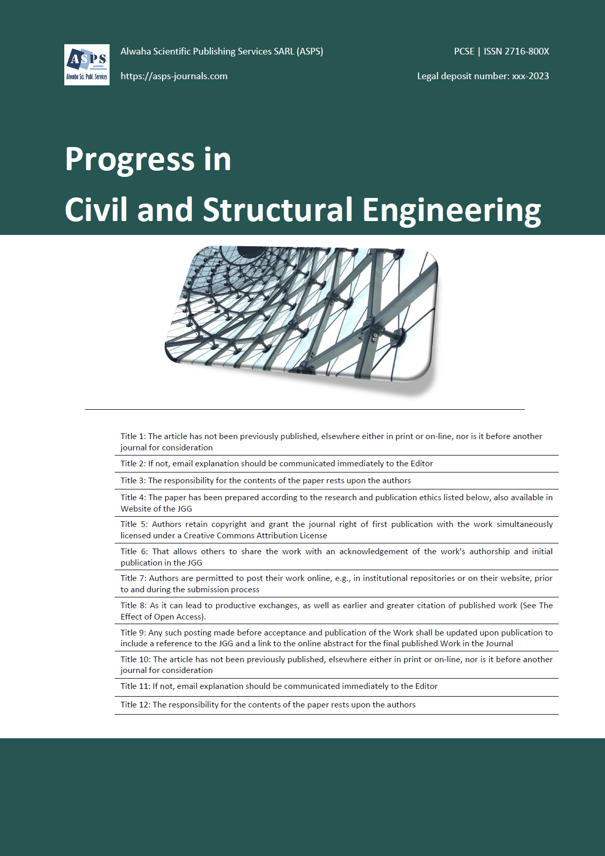 Progress in Civil and Structural Engineering (PCSE)